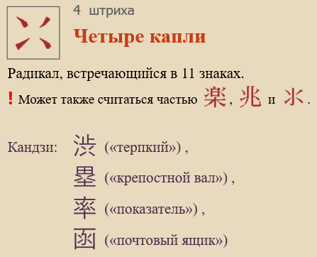 Четыре капли